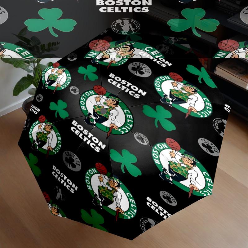Boston Basketball Umbrella 8-Frame for Travel, Camping, Casual Lightweight Portable Umbrella, Essential for Every Family Holidays Gift