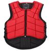 Kids Equestrian Vest Foam Padded Safety Horse Riding Protective Gear Body Protector Red