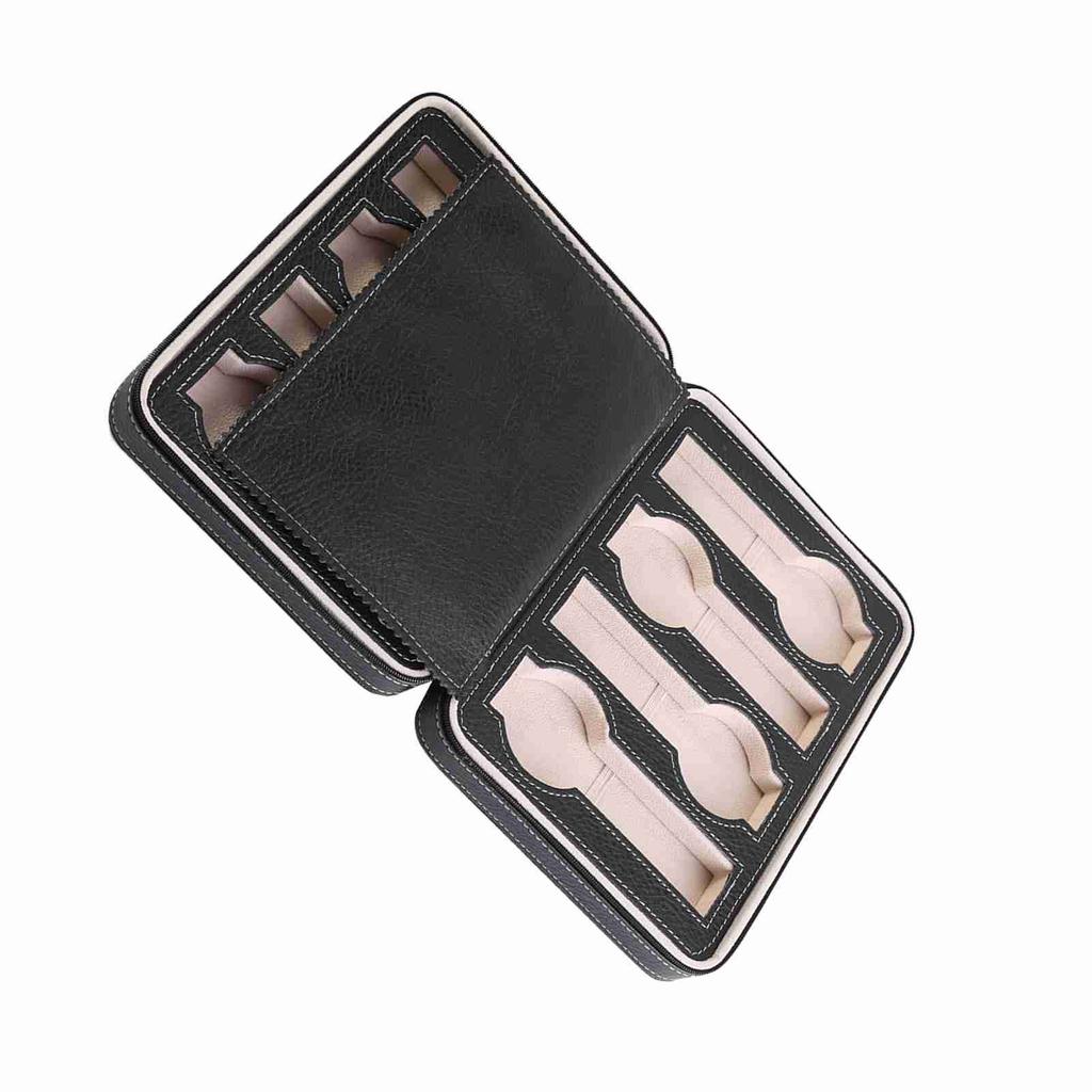 1Pc 8 Grids Watch Display Storage Box Portable Zippered Travel Collector Case Organizer New
