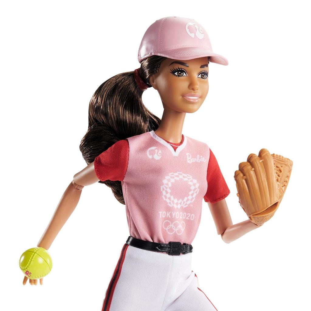 Barbie Tokyo Olympic Licensed Barbie Softball Player Tokyo 2020 Olympics and Accessory 3 and GJL77 [Dress-up Doll] [Doll Set] [Ages Up]