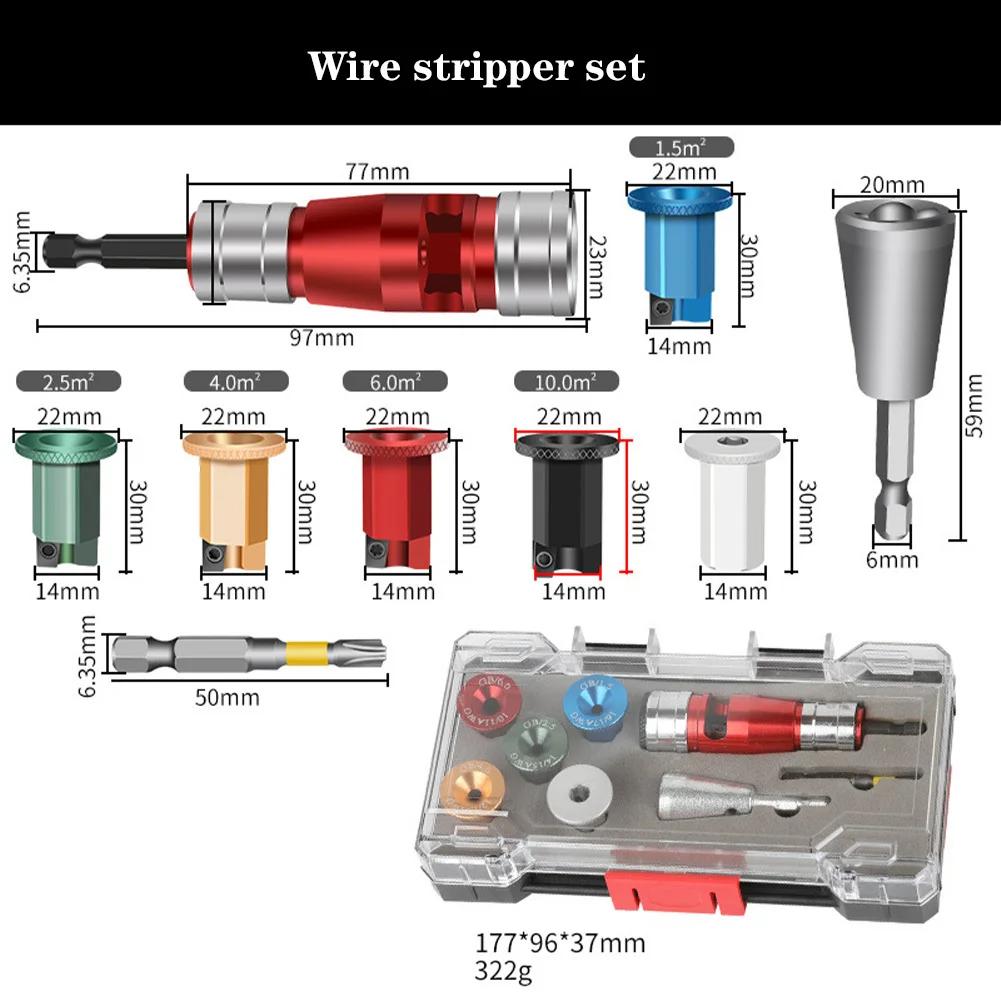

Инструмент для зачистки проводов для дрели Инструмент для зачистки и скручивания проводов Инструмент для зачистки кабелей Инструмент электрика, соединитель проводов Зачистка электрических проводов