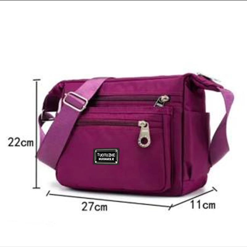 Nylon cloth messenger bag women's 2025 new fashion trendy middle-aged women's bag Korean version casual shoulder bag