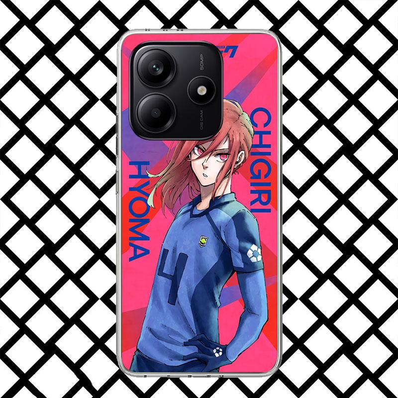Heißes Anime Blue Lock Handyhülle für Xiaomi Redmi Note 15 14 14S 13 12 12S 11 Pro Plus 11E 11T 11S 10S 5G Weiche Hülle Fundas Redmi