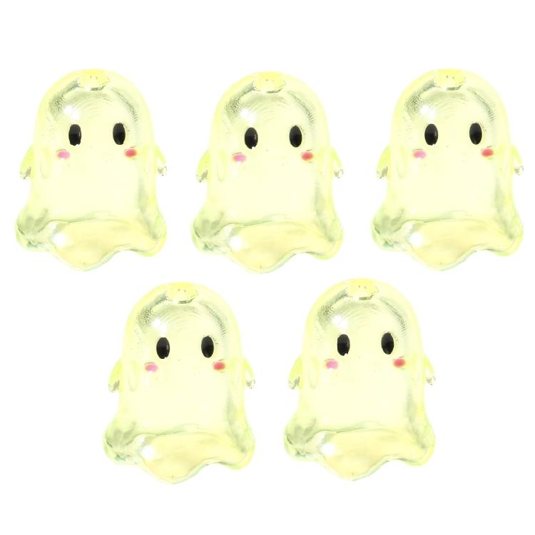 Pack of 5 Clear Acrylic Beads Necklace Bracelet Beads Acrylic Texture Loose Beads Set Handmade Jewelry Component