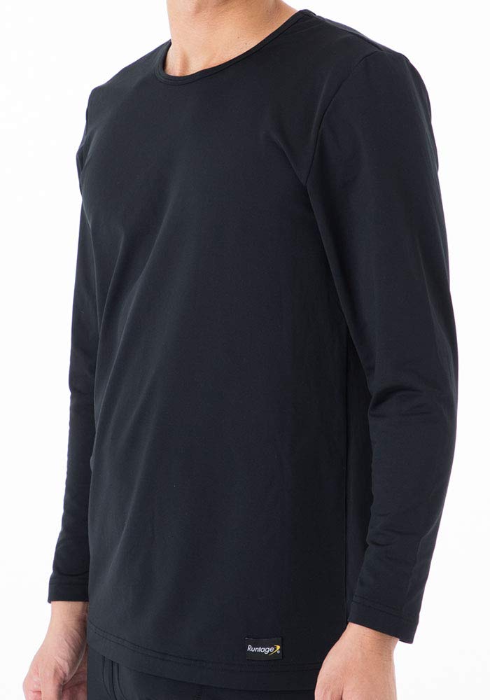 Lantage Thermonics Innerwear Cold and IFBT Top, Heat-Generating, Temperature-Regulating, Sweat-Relieving, Sports-Specific (L, Black), Weather,