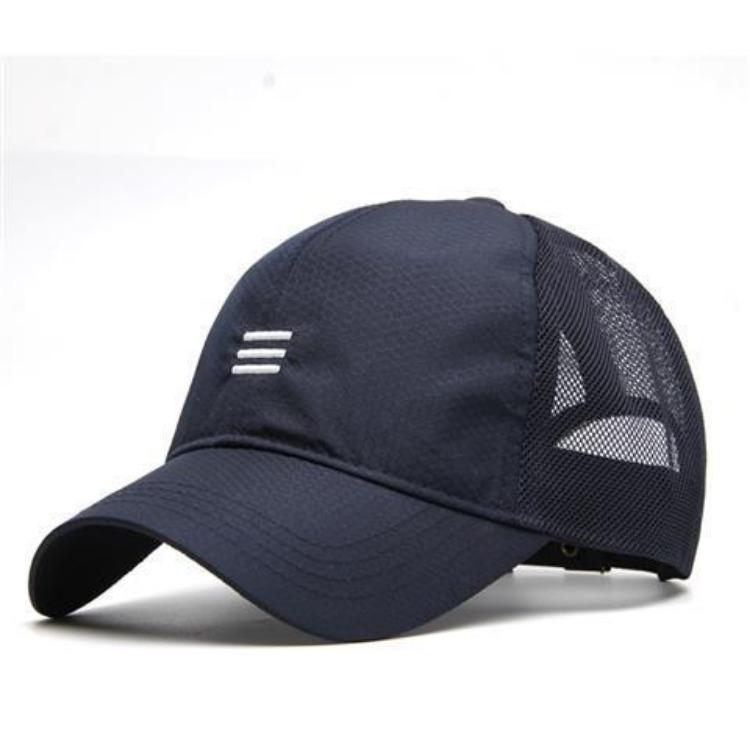Cappello estivo da uomo in rete sottile con visiera a becco d'anatra, cappello parasole per esterni, cappello ad asciugatura rapida