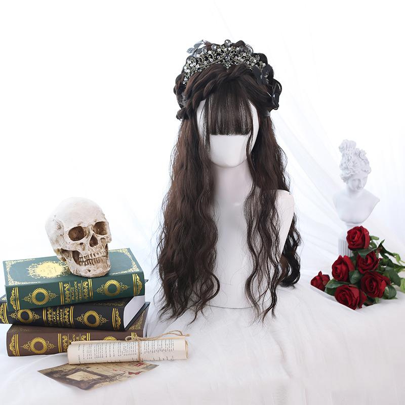 

Bybrana Женский парик из синтетических волос с длинными волосами и большими волнами Daily Delolita 60cm