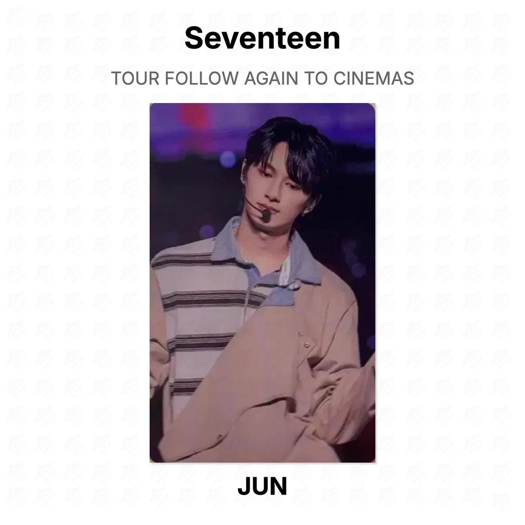 Seventeen TOUR FOLLOW AGAIN TO CINEMAS Official Photocard