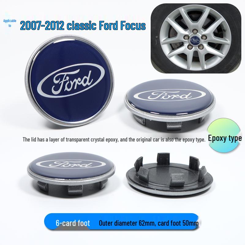 Kompatible Radnaben- und Reifenabdeckungen für Ford: Focus, Fiesta, Mondeo, Escort, Kuga, EcoSport