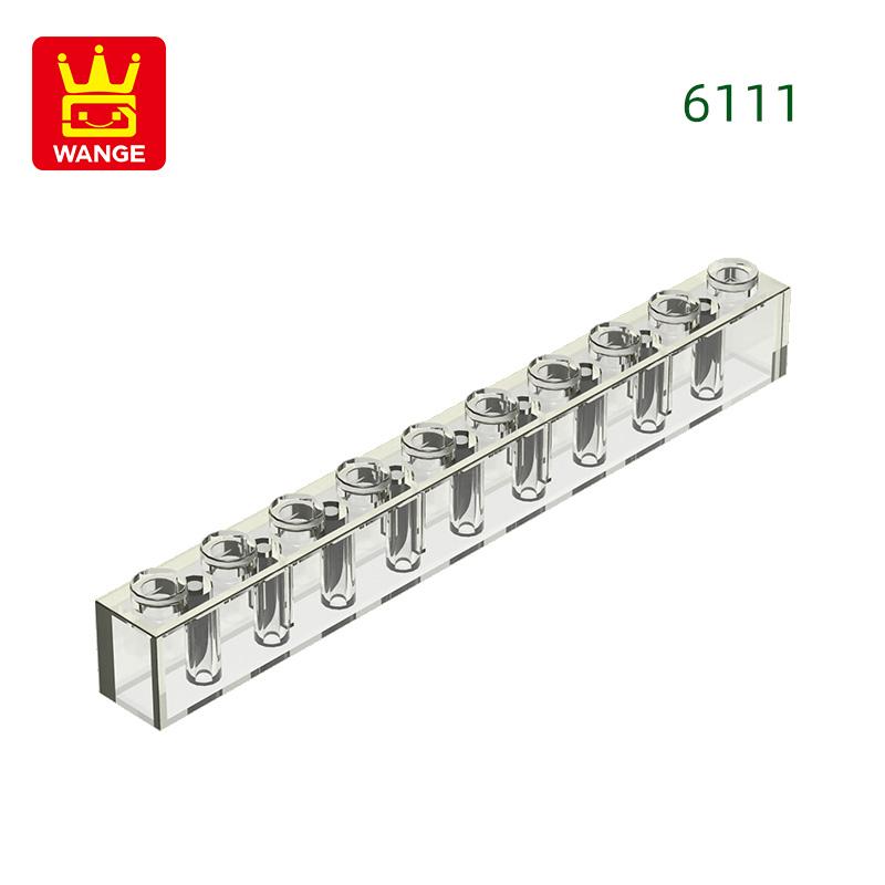 Non-Toxic 25Pcs/Lot 6111 Thick 1X10 Basic Building Blocks Classic Construction Accessories Compatible With Brick Children Gift Box