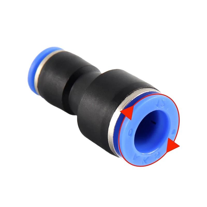 4/6/8/10/12/14/16mm PU PG Pneumatic Fitting Quick Push in Straight Gas Coupling Air Hose Tube PG PU Pneumatic Fitting Connector Fuel System Fittings7