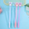 4Pcs Creative Space Bear Sequin 0.5mm Neutral Pen Cute Student Writing Water-based Pen Creative Cute Writing Supplies
