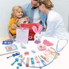 Play Doctor Doctor Set Wooden Toy Play House Pretend Dentist Play Dentist Mini Doctor Wooden Toy Doctor Children's Girls Boys Toys Birthday Christmas