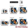2D FLAT PRINTING 2pcs Curtains (Without Rod) Butterfly Celebration Flight Creative Modern Curtains 100% Polyester Curtains Eid