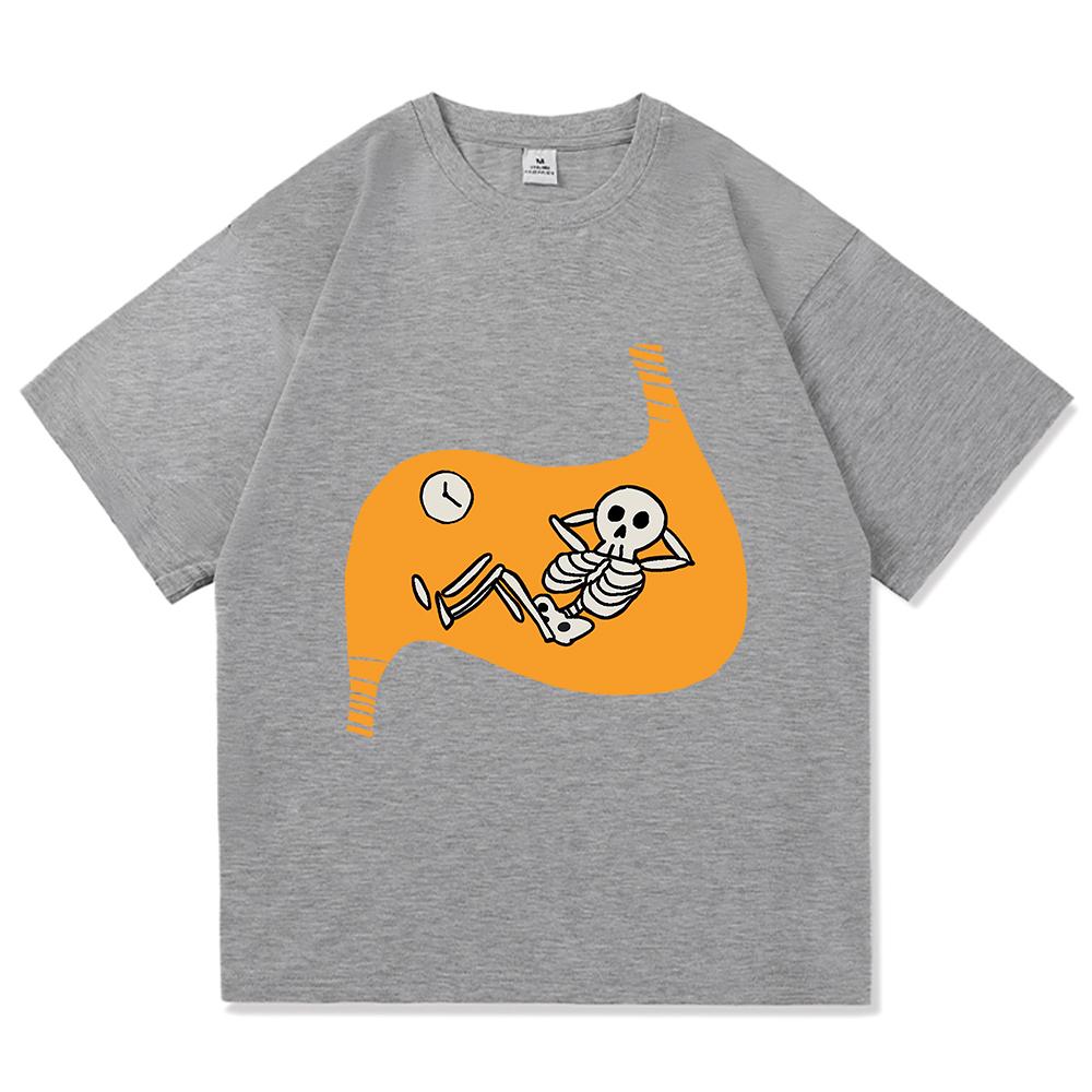Dungeon Meshi Chimera Anatomy Diagram Graphic T Shirt Unisex Unisex Anime Vintage Gothic Loose Y2k Unisexga Fan Short Sleeve Tops