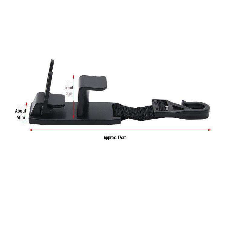 

Автомобільний багатофункціональний гачок на спинку сидіння для сумок і пляшок