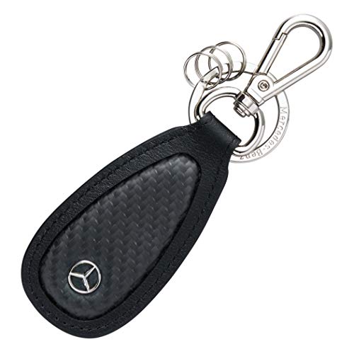 

[Mercedes-Benz Collection] Genuine Key Ring Soft Carbon Black