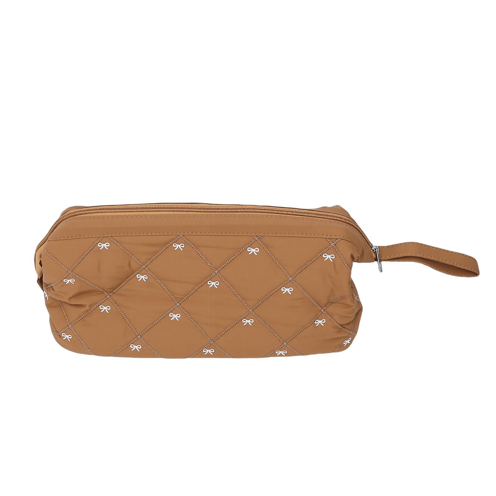 

Quilted Hair Tools Travel Bag Large Capacity Hair Styling Accessories Storage Case Fit for Shark FlexStyle Caramel Caramel color
