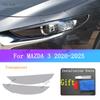 For MAZDA 3 Car Exterior Front Light Transparent Protective Sticker Golden Armored Film CAR Headlight Black Anti-Scratch Films