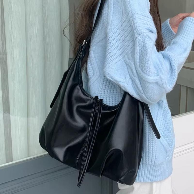 Patchwork Designer Bag Women Underarm Messenger Bag Contrasting Color Shoulder Bag Chic Large Capacity Handbags Casual Y2k Bags