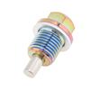 M14 X 1.5 Aluminum Magnetic Oil Drain Plug Fit for Honda/Ford/Hyundai with Crush Washer Gasket Universal Magnetic Oil Drain Plu Oil Drain Plugs 3