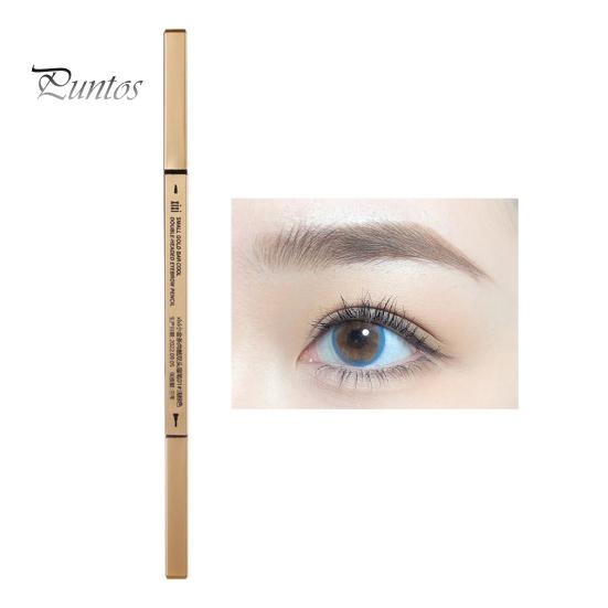 Eyebrow Pencil with Brush Professional Waterproof Sweat-proof Eye Brow Liner Long Lasting Makeup Easy to Color Eyebrow Definition Pencil Tattoo