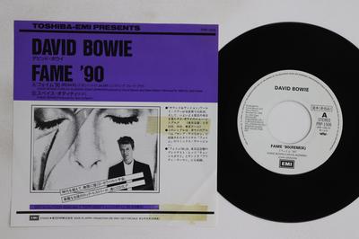 7inch Record DAVID BOWIE - Fame '90 (Remix) / Space Oddity PRP1506 EMI 1990 Japan Rock Used