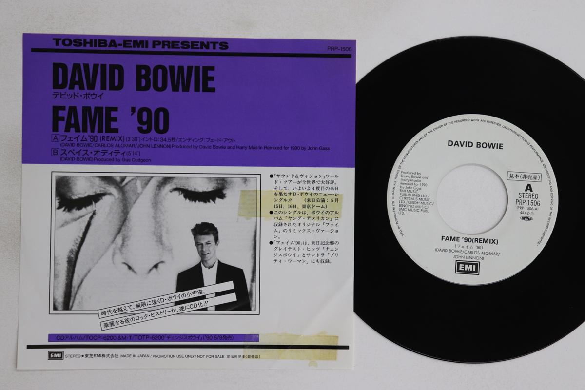 

7inch Record DAVID BOWIE - Fame 90 (Remix) / Space Oddity PRP1506 EMI 1990 Japan Rock Used