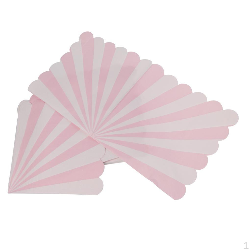 

20pcs Disposable Serviettes Paper Napkins Party Tableware 33 x 33cm Pink