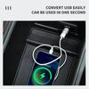 Car Type-C To USB 3.0 Interface Mini Converter Charging Adapter For Volvo CX90 JG7