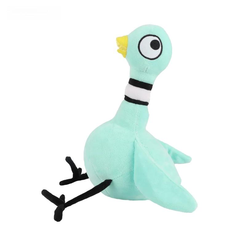 Mo Willems Pigeon Plush Don't Let The Pigeon Drive The Bus Big Eyed Chicken Blue Pigeon Soft Stuffed Animals Kids Birthday Gifts
