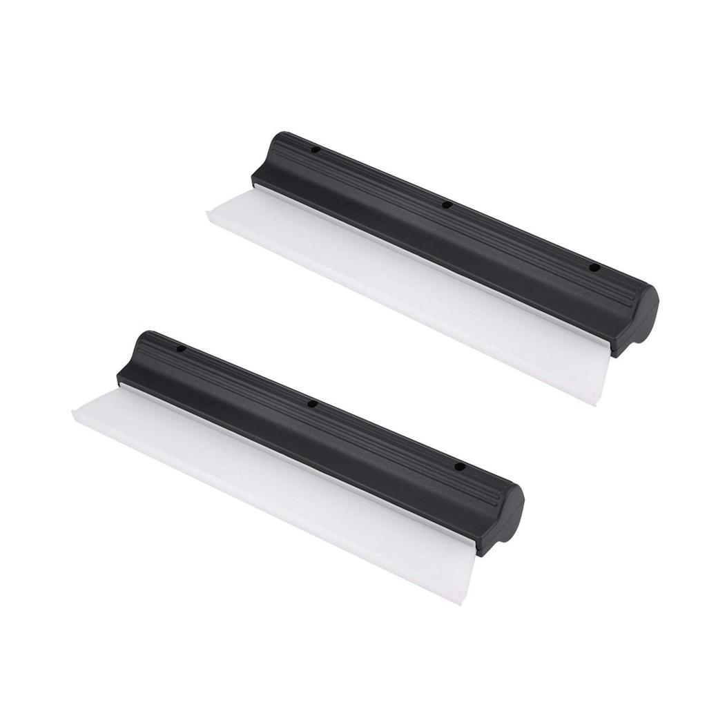 2pcs Water Scraper Tool Anti Scratch Silicone Car Window Cleaners Flexible Water Blade Scrapers For Clear View
