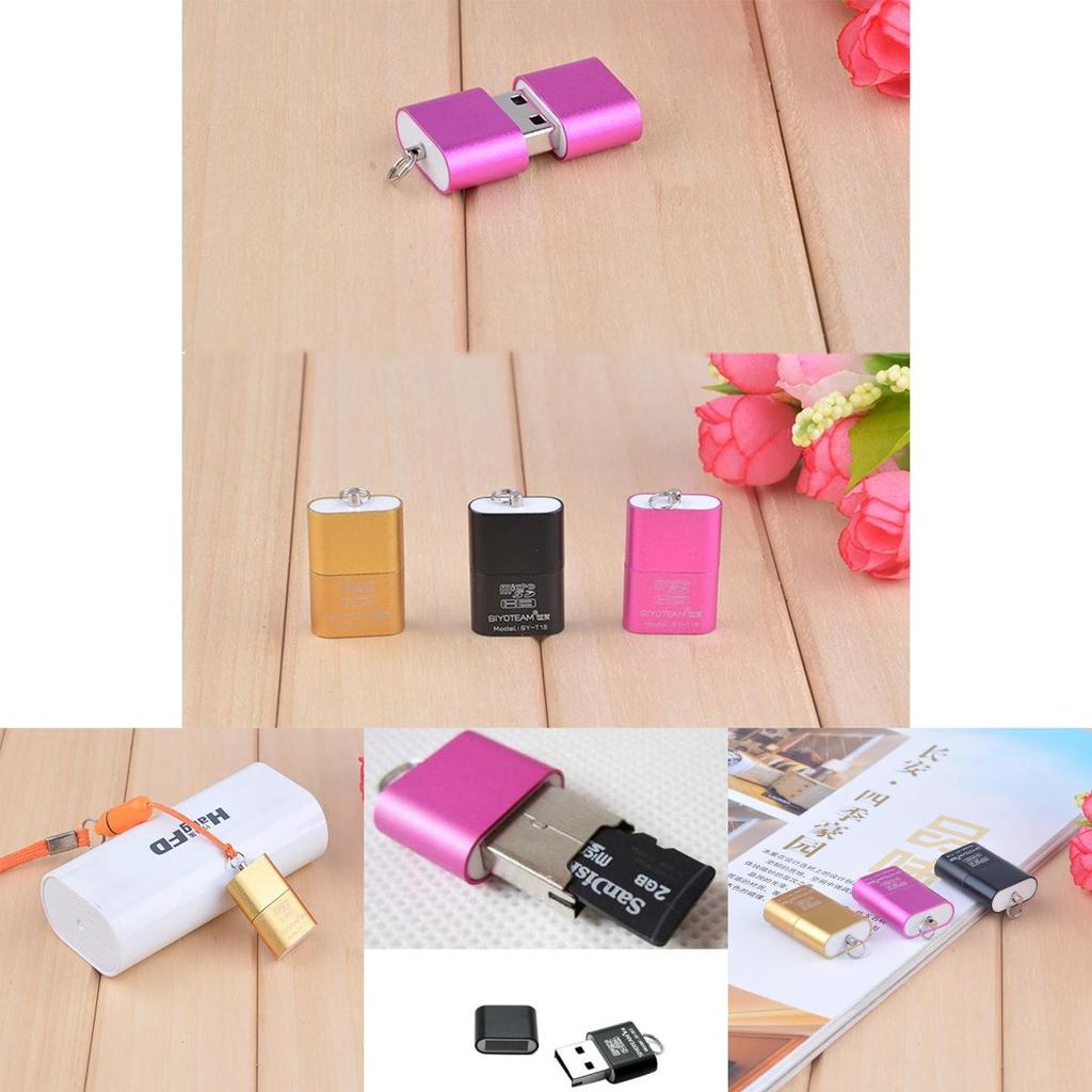 Portable Usb Mini 20 Micro Sd Tf Tflash Memory Card Reader Adapter Flash Drive