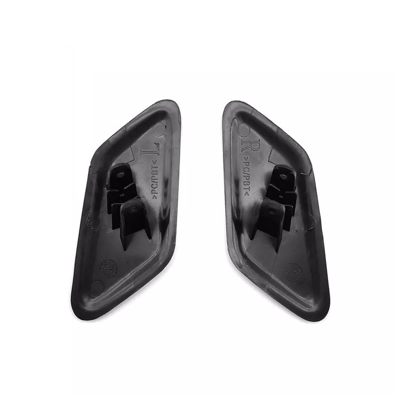 39863927 39863944 1 Paar Auto Frontscheinwerfer-Waschanlage Düsenabdeckung Kappe Passend für Volvo C30 2010 2011 2012 2013 Spritzwasserabdeckung