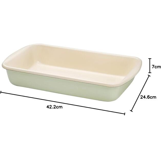 Frying Pan Riess Pastell 38×22.5 Cm Green (0436-006)