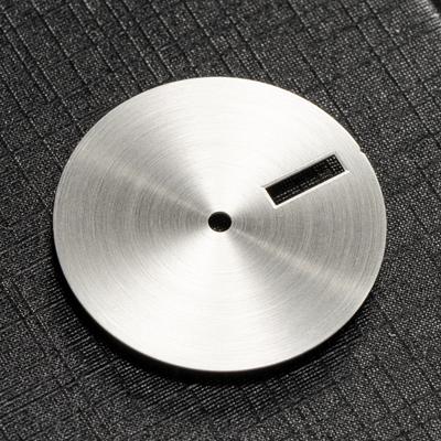 Simple 28.5mm Black/Silver Watch Dial for NH35 NH36 Movement Mechanical Watch Face Dials No Luminous