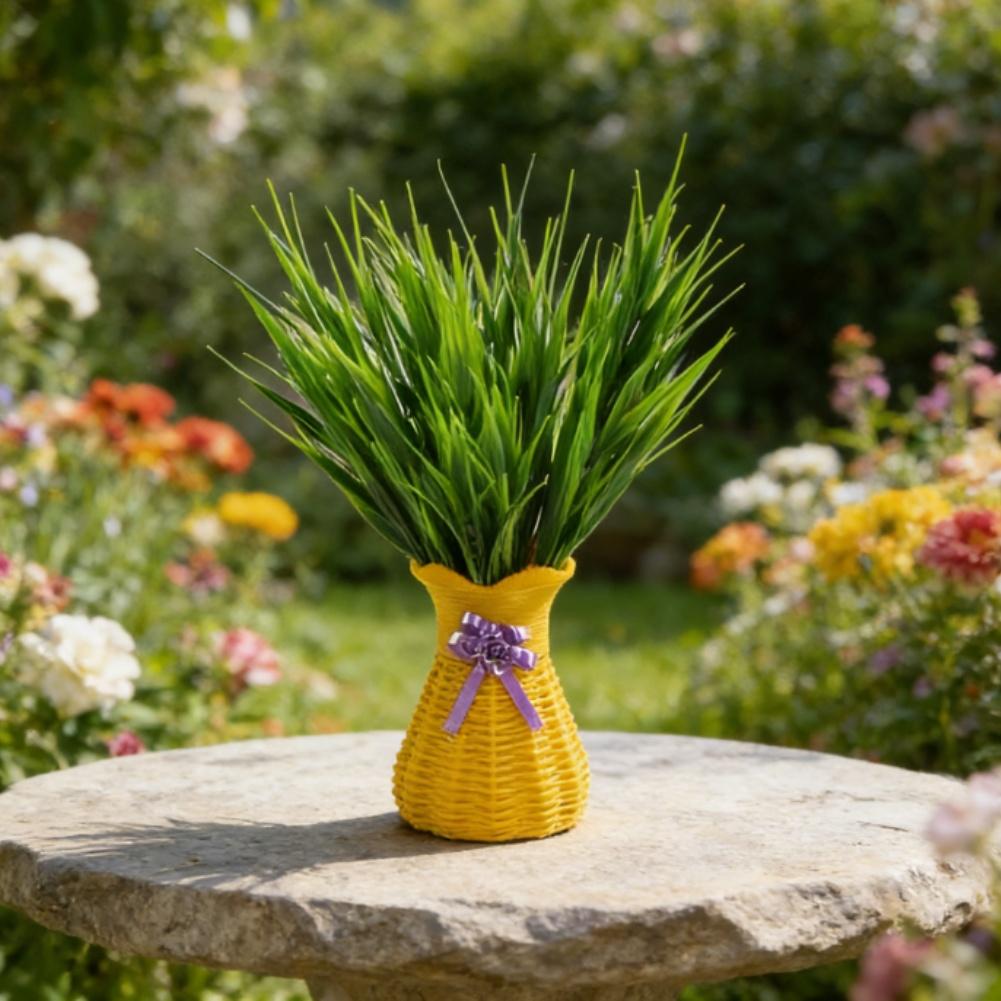

5PCS Artificial Plastic Grass Stems for Vase Arrangements Wedding Decor Outdoor Home Photography Props and Interior Greenery China Mainland