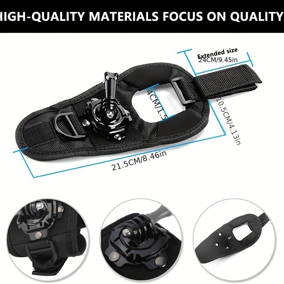 Pasek na nadgarstek do Gopro Hero 12 11 10 9 8 7 6 5 4 akcesoria do aparatu 360 stopni mocowanie paska do Go Pro YI 4K EKEN H9R SJ4000 AKASO