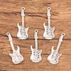 10pcs Musical Note Pendant Piano Guitar Microphone Speaker Suona Music Equipment Alloy Jewelry Accessories