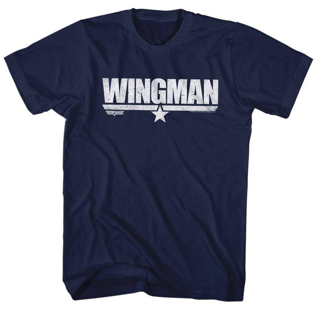 Top Gun Wingman Navy Adult T-Shirt