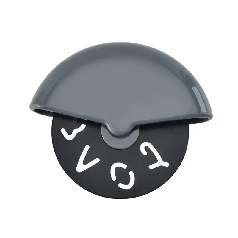 Nerezový nůž s kulatým kolečkem na pizzu s víkem Váleček na těsto Kráječ těsta Nářadí na pečivo Kuchyně na pečení