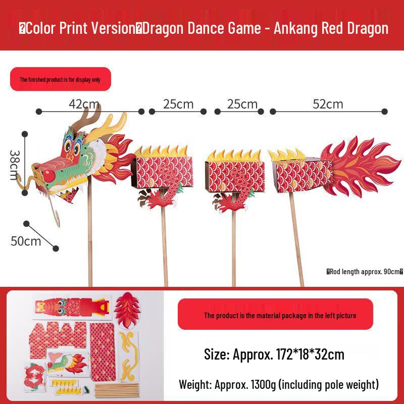 DIY Dragon Boat Festival Dragon Dance Craft Kit