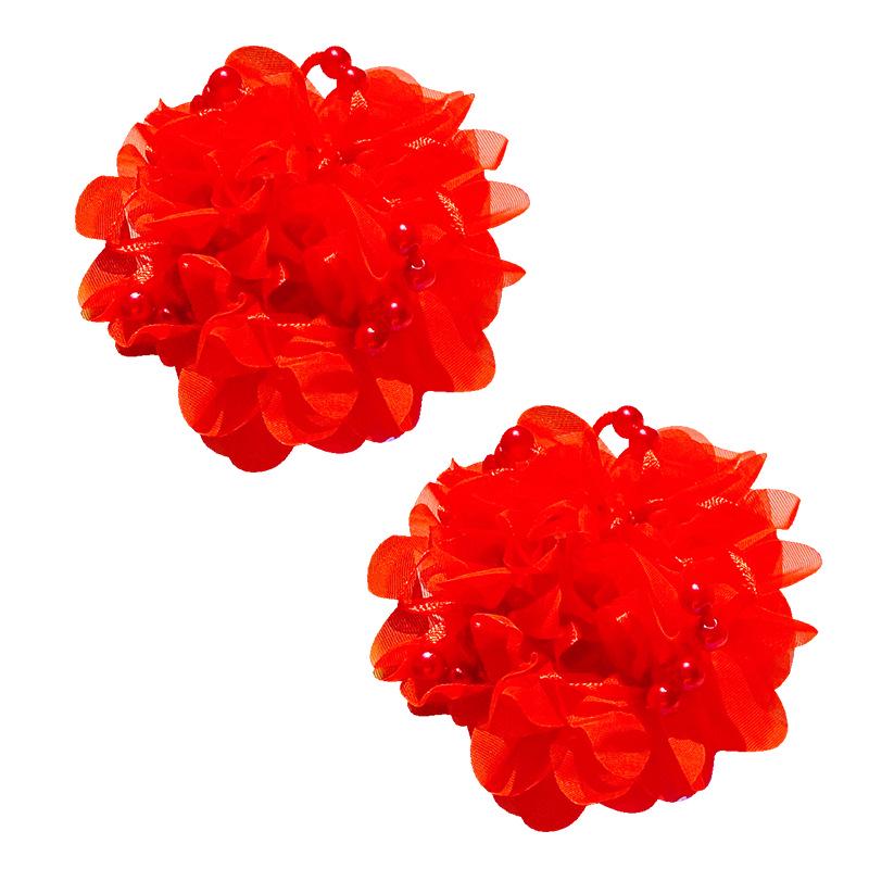 Princess Hair Ties: Cute Flower Rubber Bands for Girls
