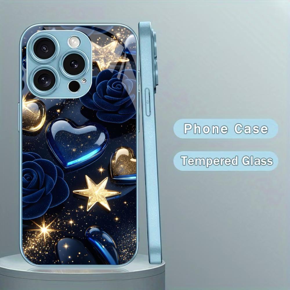 Electroplated Silver Tempered Glass Phone Case for iPhone Case for 11/12/13/14/15/16/17 Pro MAX