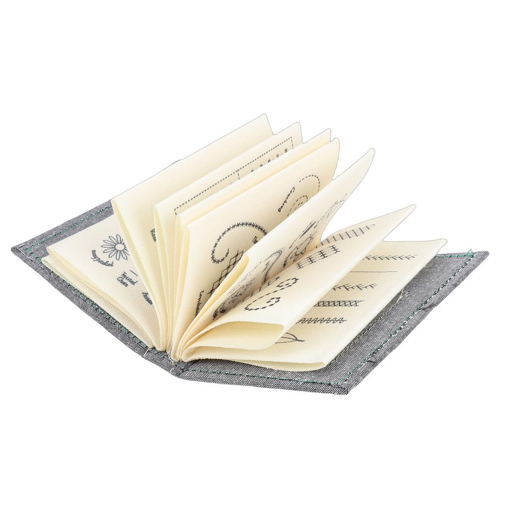 Embroidery Needlework Book Portable Embroidery Sample Stitch Book Learn Embroidery Stitches Book for Beginners Enthusiasts