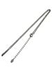 [Artemis Kings] AK Silver Chain BK Size 40cm-45cm Ak-akcn0010 Sterling Silver 925 Black Coating Men's Women's Necklace Chain
