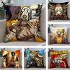 B-Borderlands Game Pillow Case Plush Fabric Soft Pillowcase Double Sided Print Cushion Cover Household Gifts