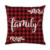 45X45Cm New Christmas Printed Detachable Cushion Pillow Cover Square Bedhead Living Room Sofa Cushion Cover