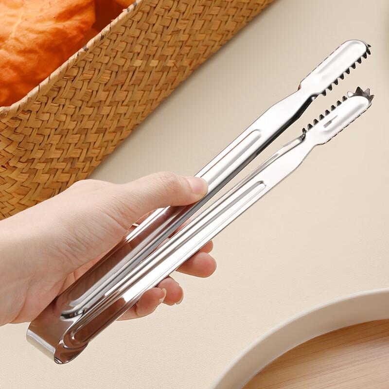 12-inch Stainless Steel Kitchen Ice Tongs