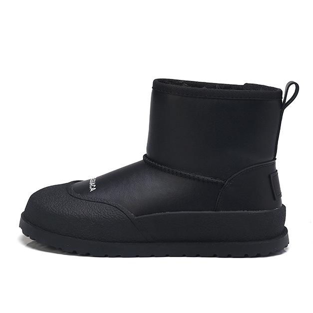 Snow boots winter new thick velvet thickened fashion warm tube Internet celebrity trend thick sole heightening cotton shoes